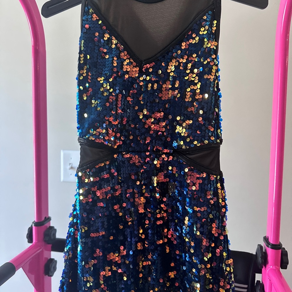 Sequin Mesh Dress